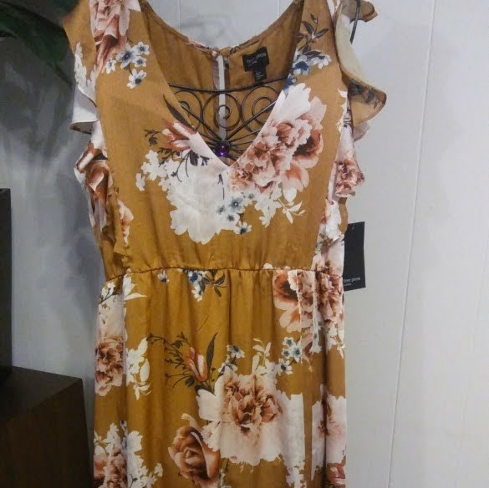 NWT Free Press Nordstrom Rack Maxi Floral Dress